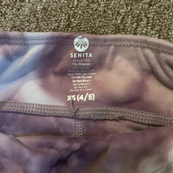 Senita Athletics girls tie-dye capris - Picture 2 of 2